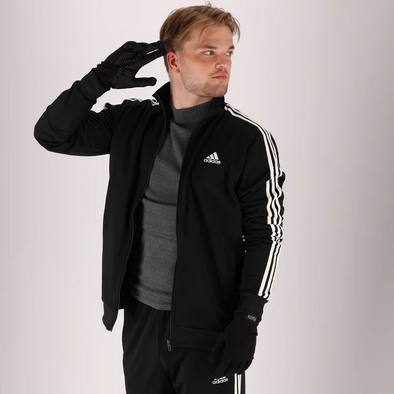 Gebreide handschoenen unisex - Zwart - 1-Paar