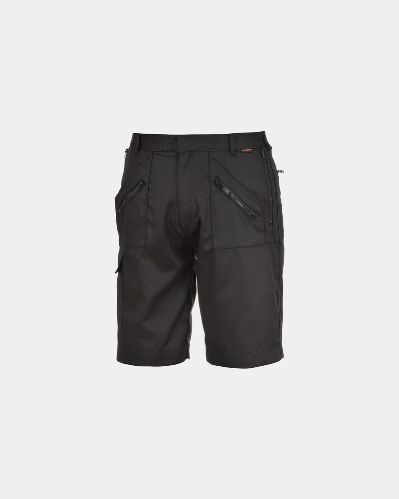 Bermuda polycotton met dubbele stiknaad om te personaliseren