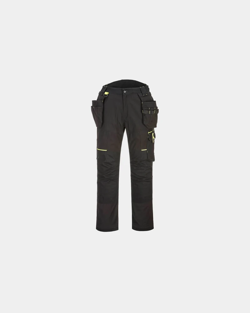 Werkbroek gerecycled polyester stretch om te personaliseren