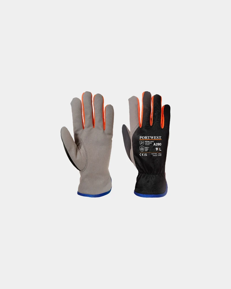 Thermische handschoenen kunstleer om te personaliseren