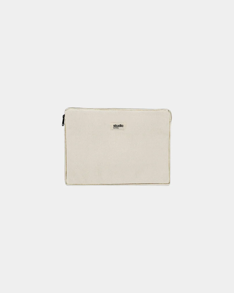 Laptophoes bio-katoen Hindbag Leo 13" om te personaliseren
