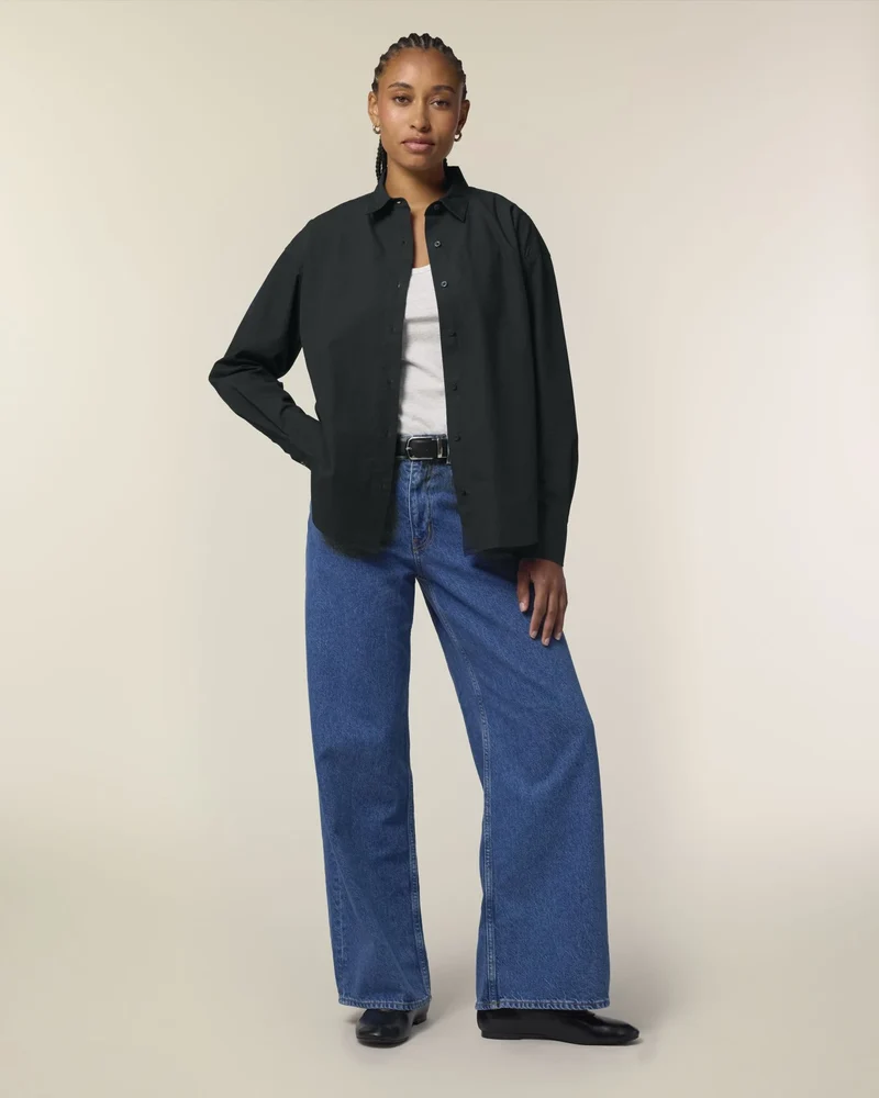 Blouse bio-katoen Stanley/Stella Styler om te personaliseren