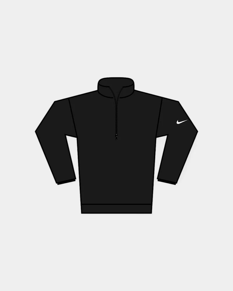 Nike Tour Half-Zip Piqué Top om te personaliseren