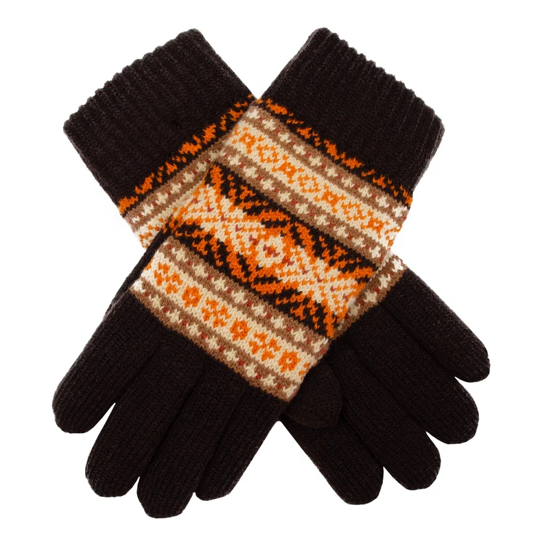 Vrouwen Jacquard Fair Isle Gebreide Handschoenen