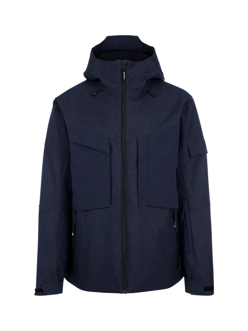 Bodish-Denim Men Snow Jacket | Denim
