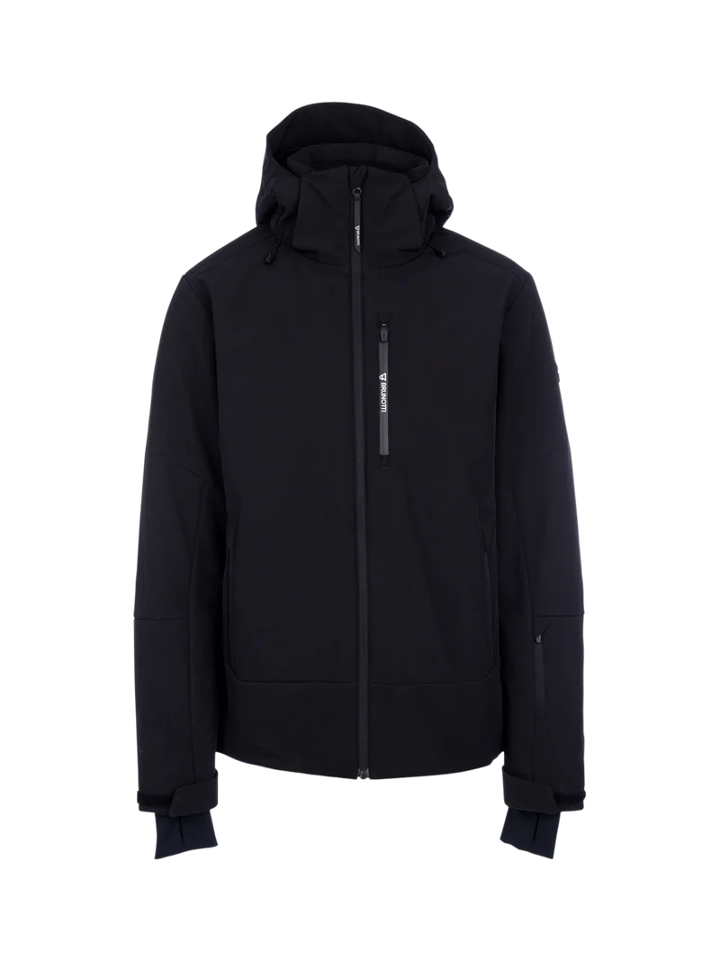Marsalo Men Softshell Jacket Snow | Black