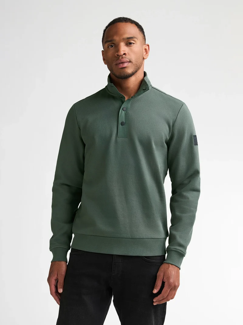 Sweater met knoopsluiting forgecore