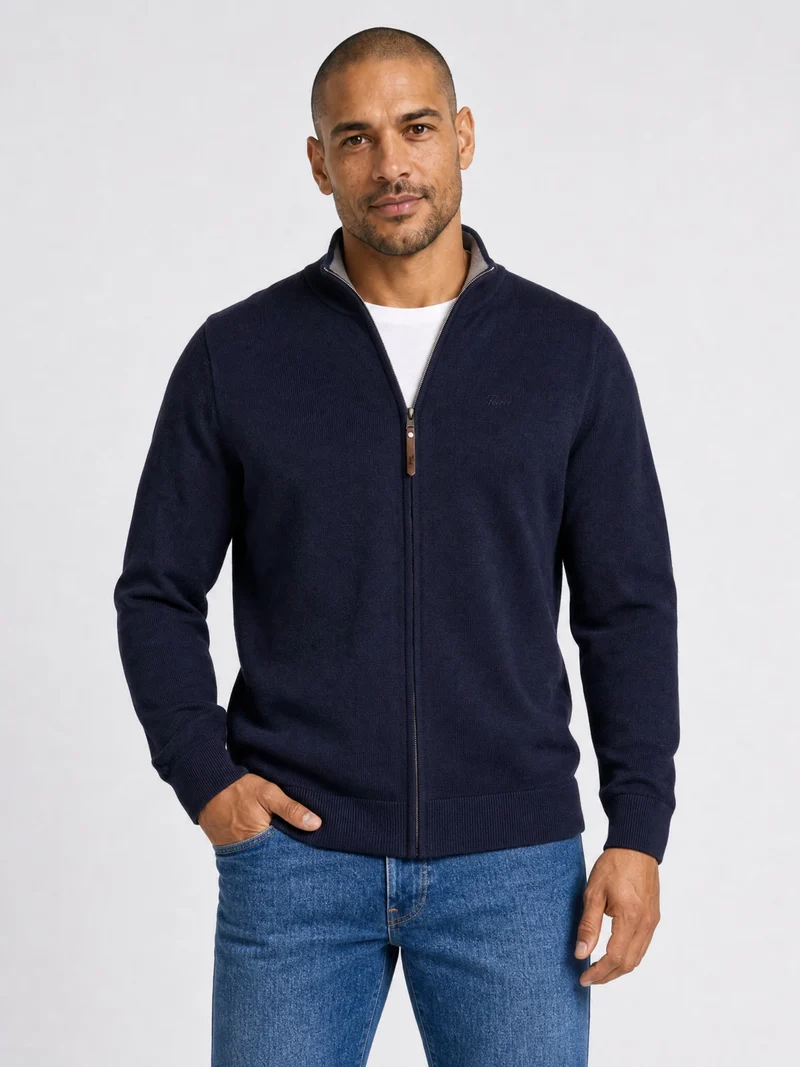 Gebreid vest met rits ironridge