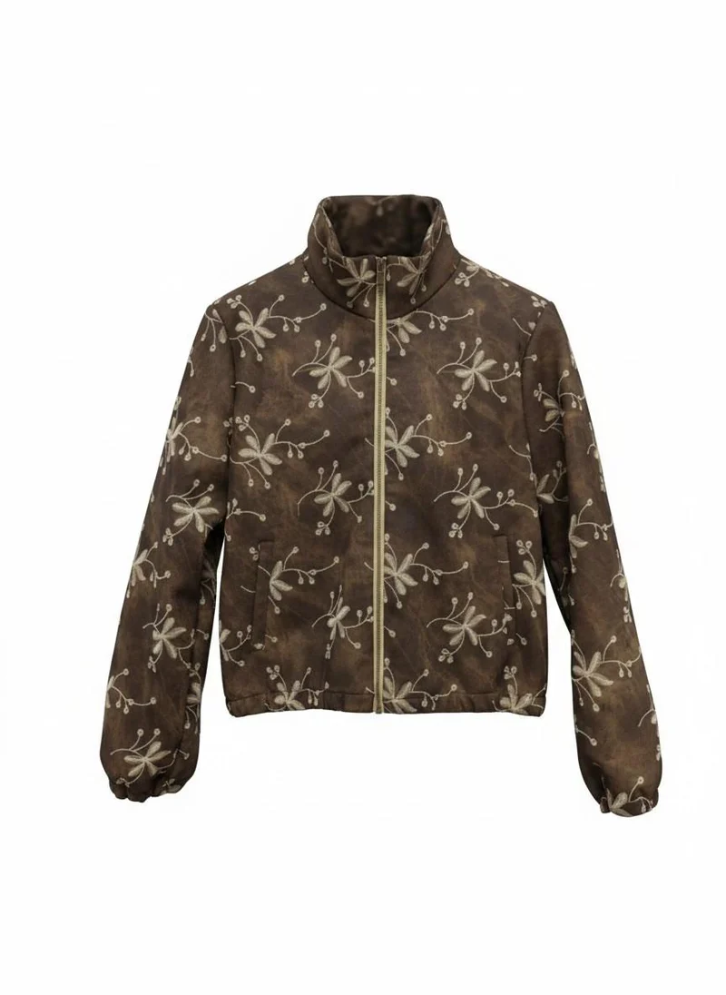 Bomber twill embroidery