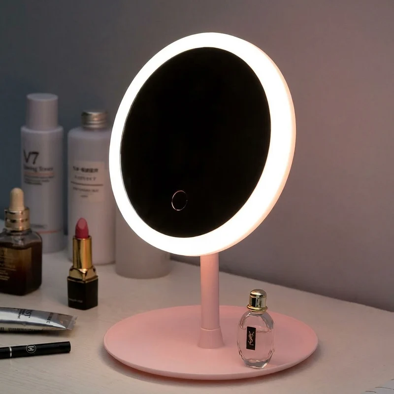 Oplaadbare LED-make-upspiegel