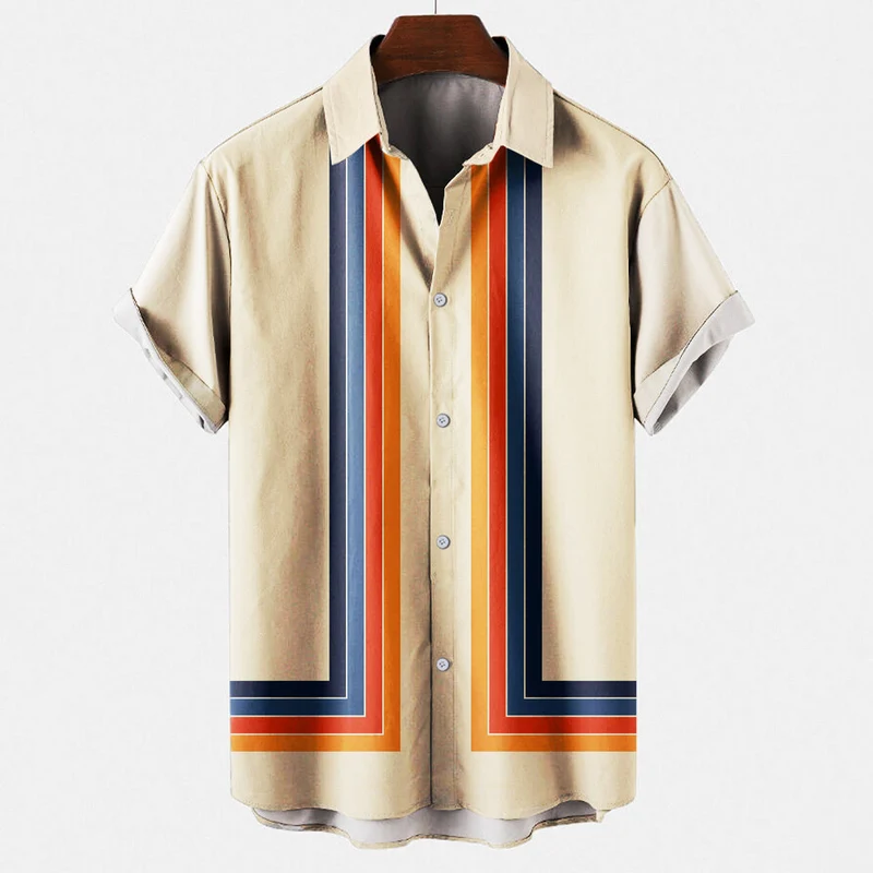 Klassiek retro overhemd voor heren