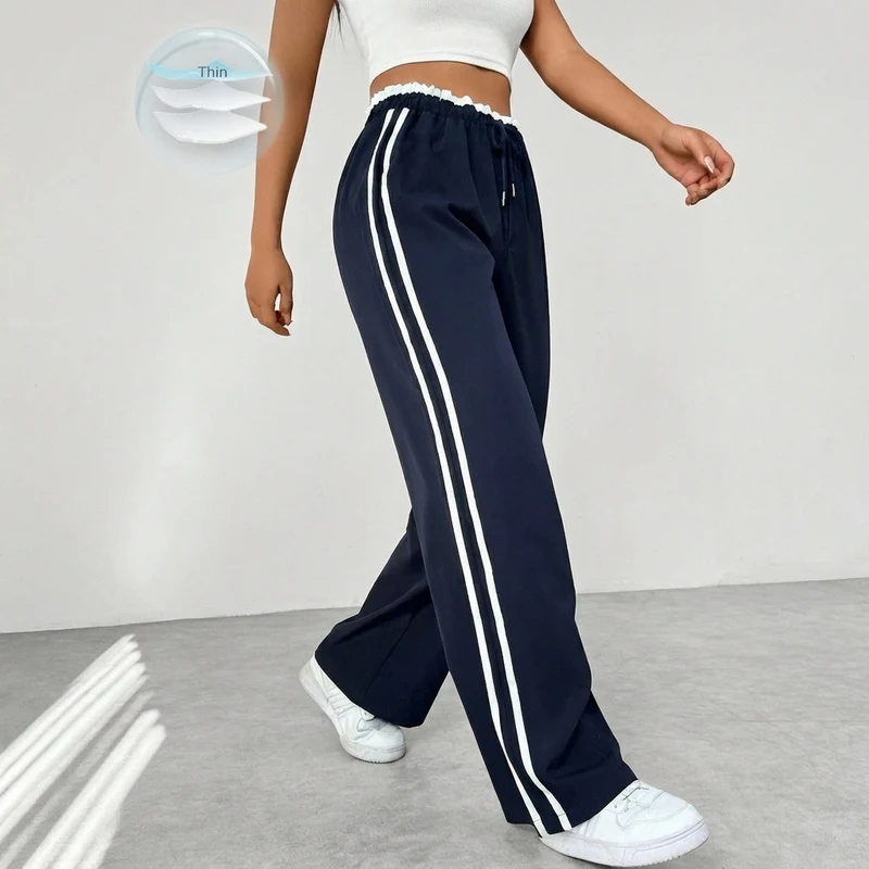 Sportbroek met wijde pijpen voor dames