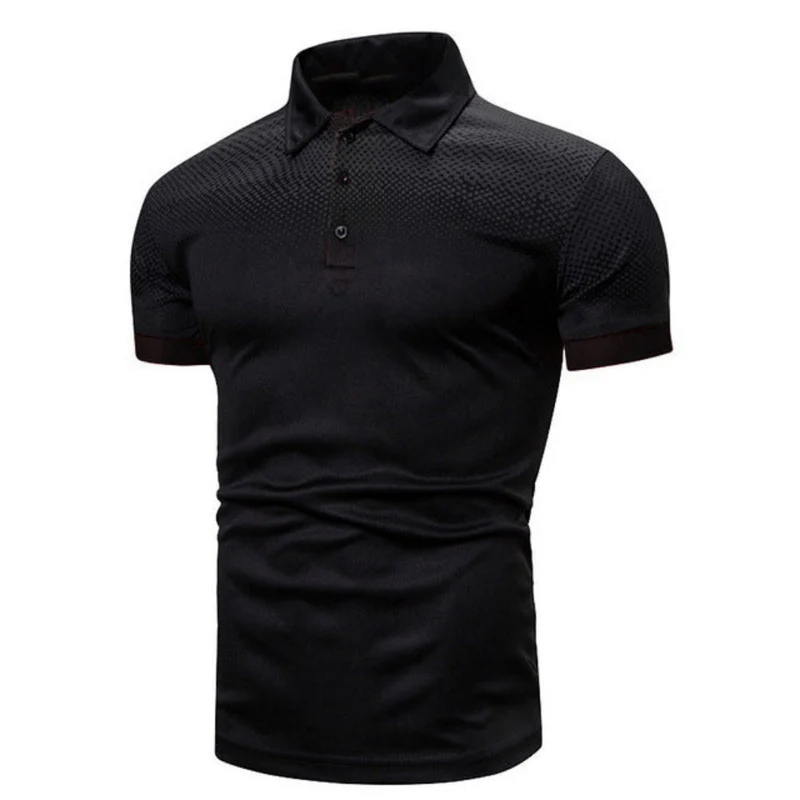 Slim fit poloshirt met korte mouwen voor heren