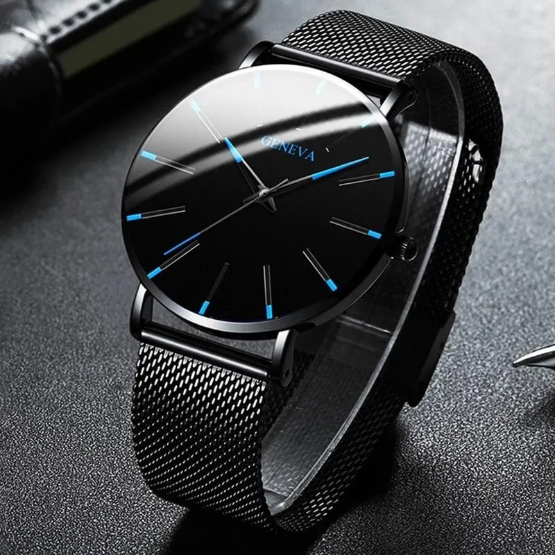 Innovatief minimalistisch herenhorloge - Strak & duurzaam