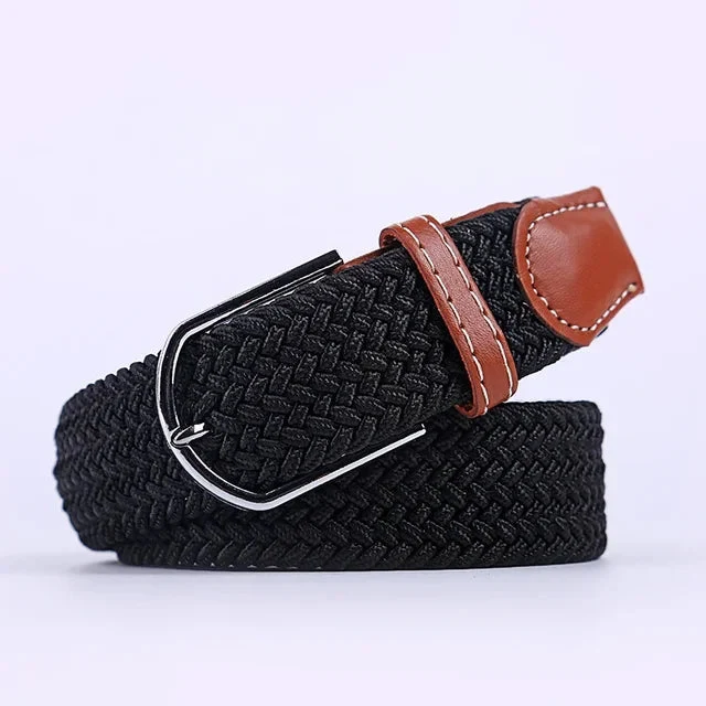 Unisex Elastische Riem met Gesp - Luxe & Comfort