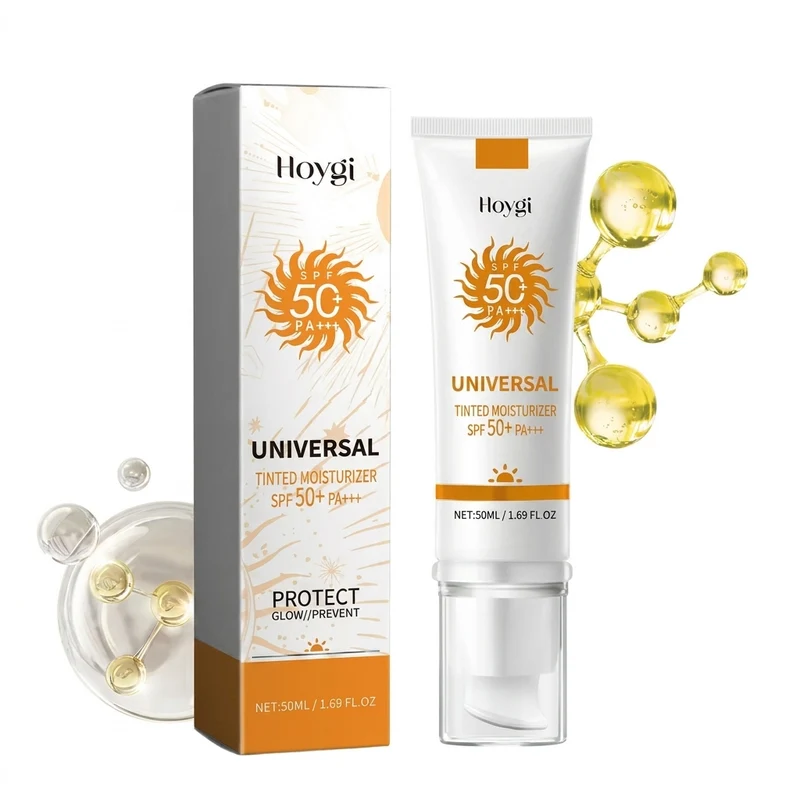 Getinte dagcrème met SPF