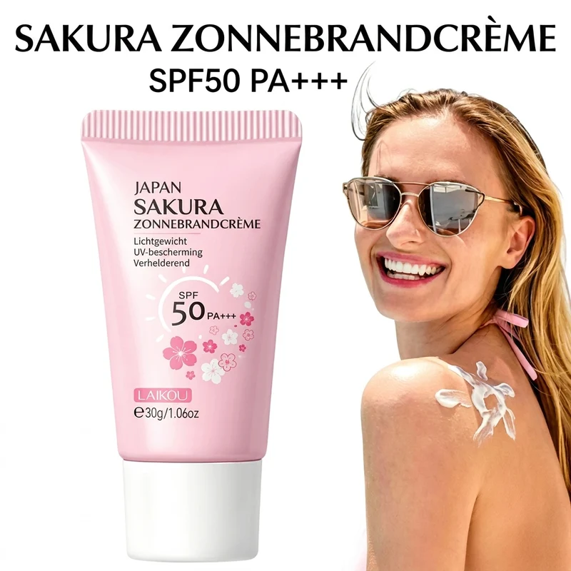 Zonnebrandcrème SPF 50+ met sakura