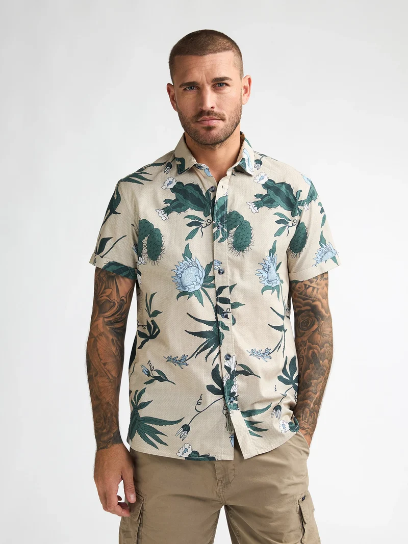 Overhemd met all-over print Pulsar