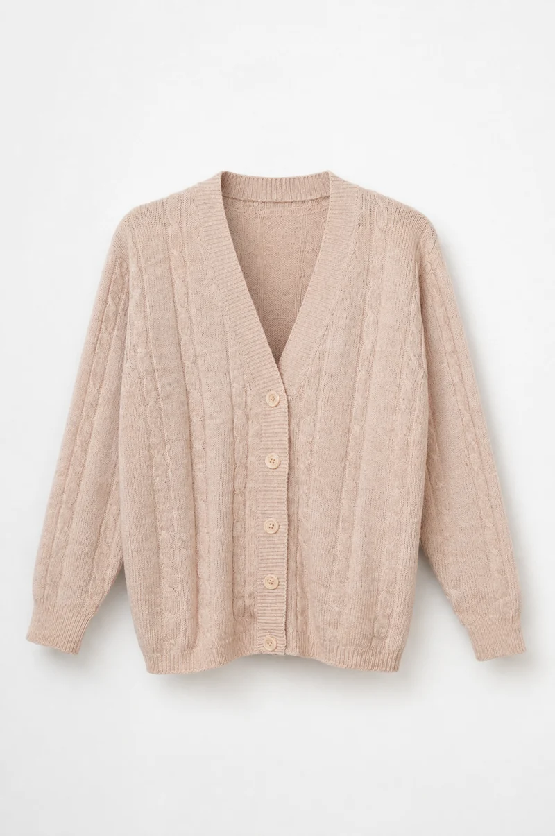 Merel 100% wol vest - S