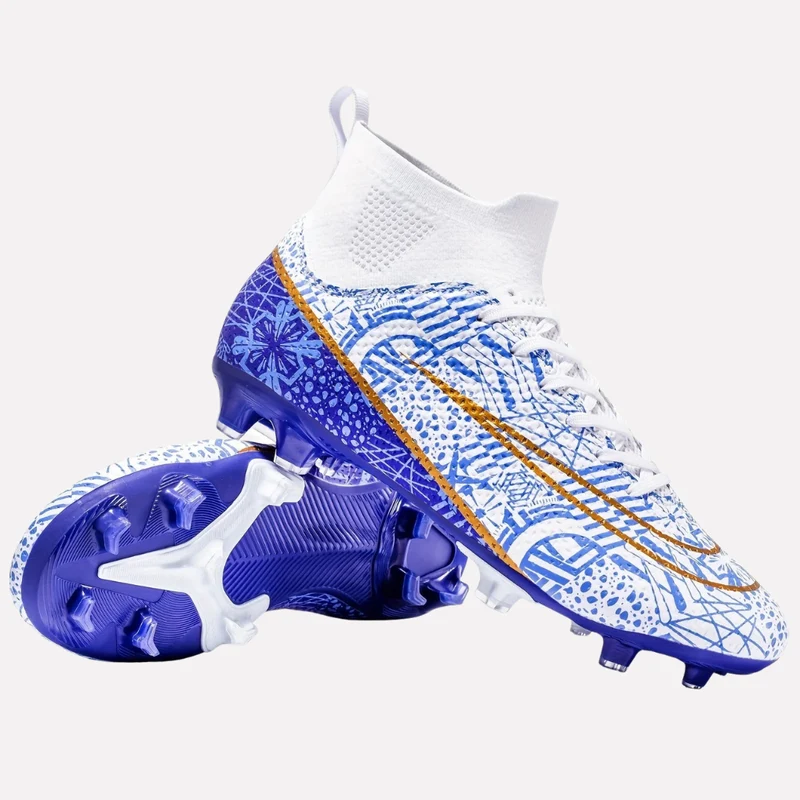 Voetbalschoenen voor heren met hoge schacht en goede grip