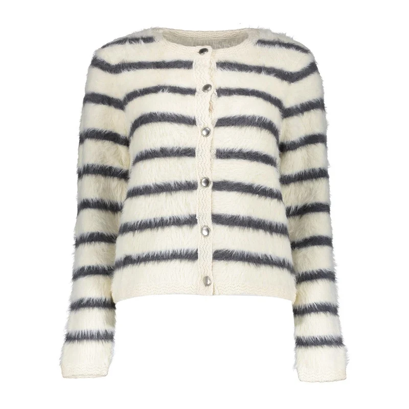 Cardigan stripe hairy