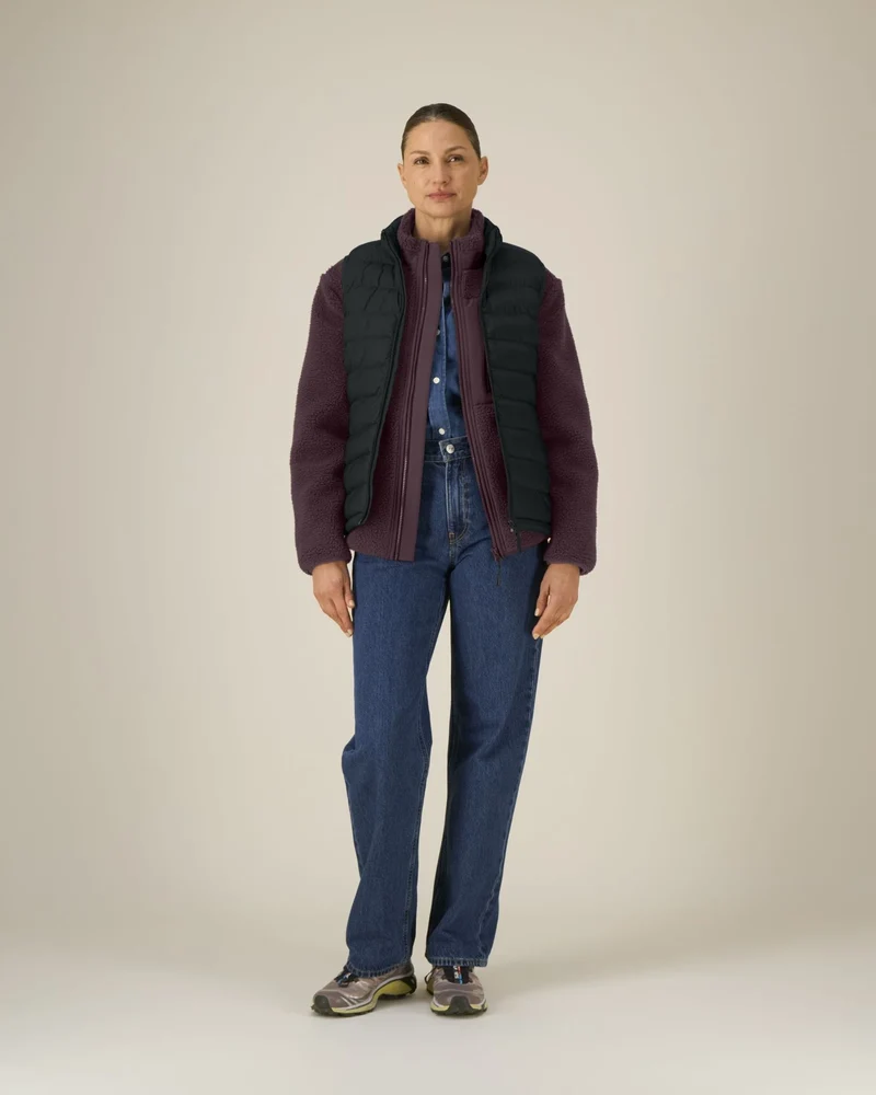 Bodywarmer gerecycled nylon om te personaliseren