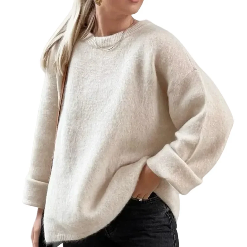 Dames Oversized Trui Casual voor Herfst en Winter