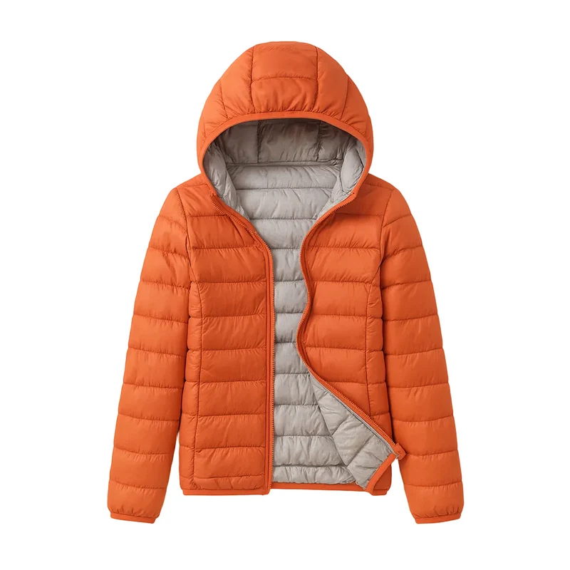 Dames Donsjack met Capuchon Modern