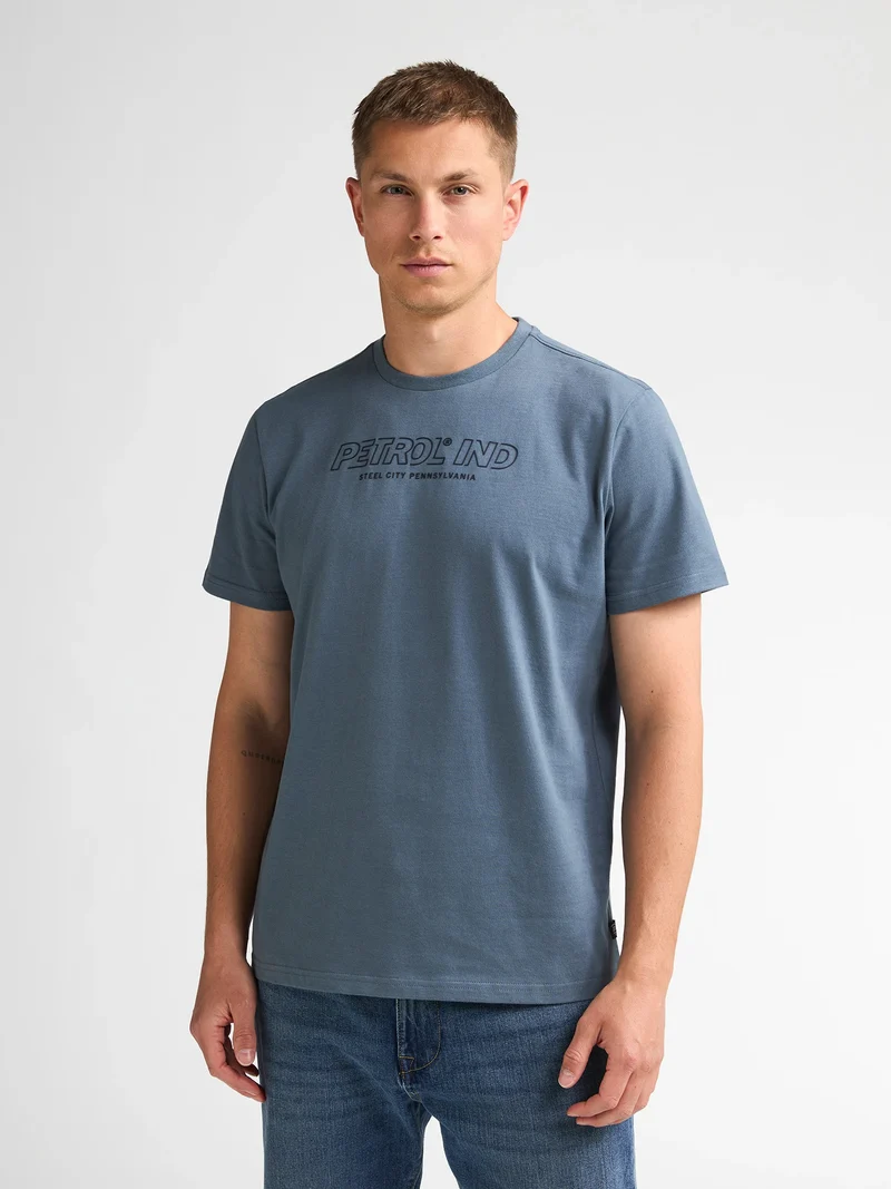 Katoenen T-shirt met print oldtown