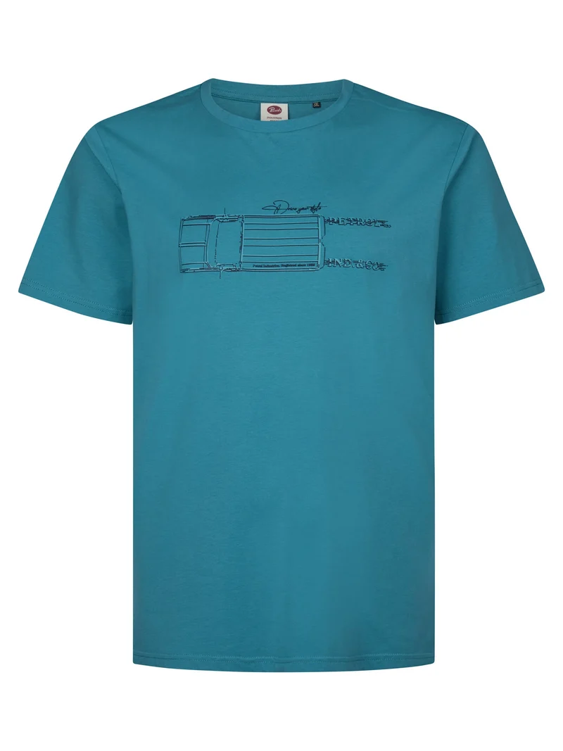 Plus Size T-shirt in reliëfprint morrison
