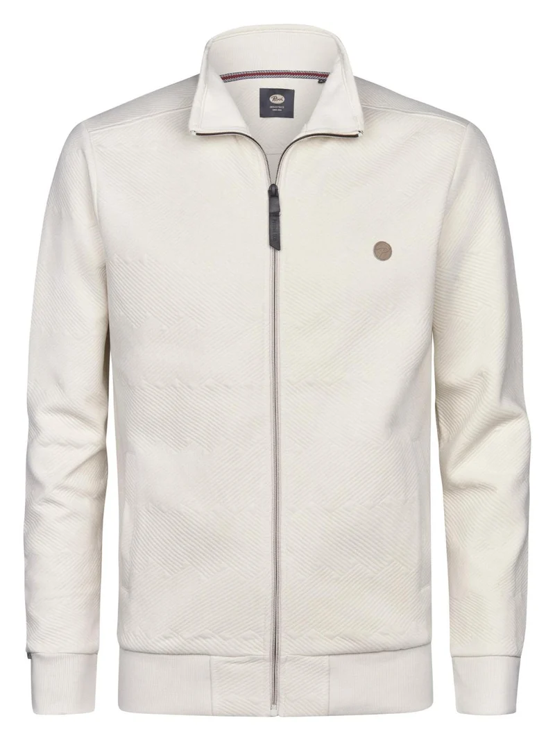 Men Sweater Collar Zip