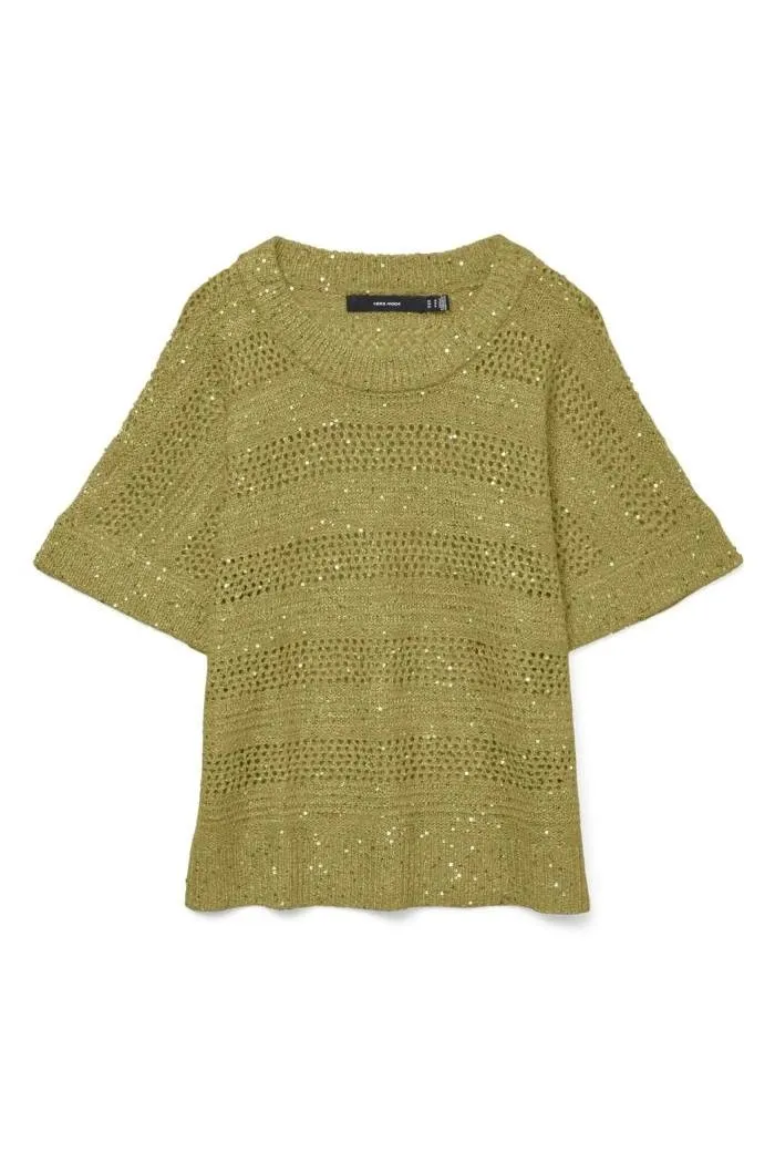 VMLEILANI STRIPE SS O-NECK PU