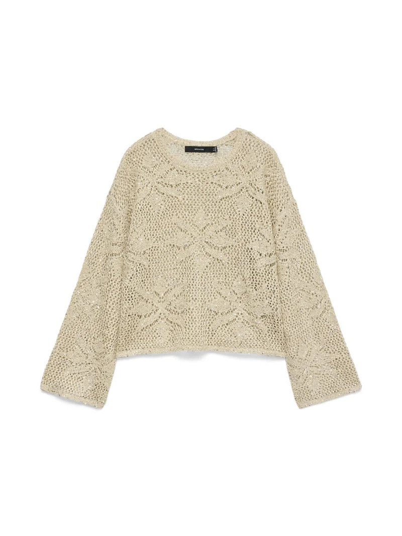 VMLEILANI FLOWER LS O-NECK PU