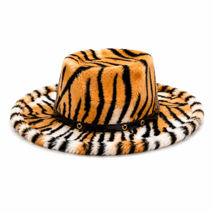 Cowboyhoed tijger pluche