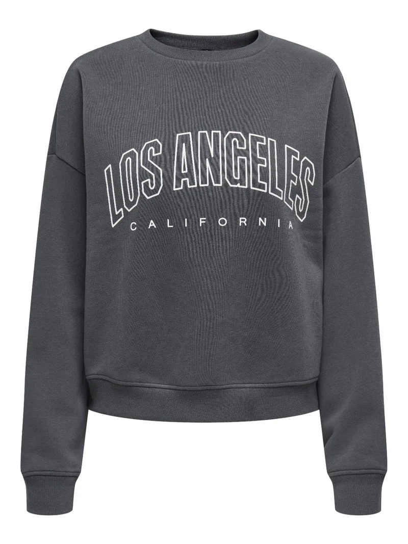 ONLSWEAT LIFE L/S CREW O.SIZE