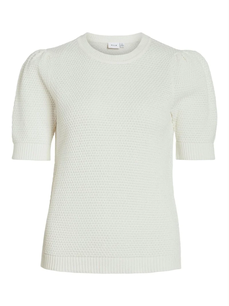 VIDALO O-NECK S/S KNIT TOP/SU