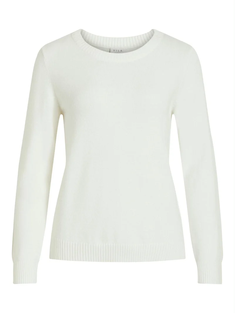 VIRIL O-NECK L/S KNIT TOP -