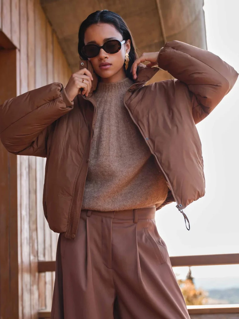 Bruine puffer jacket joy