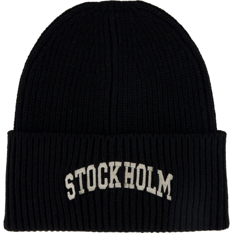 Stock Holm Fäshion Beanie Black/cream