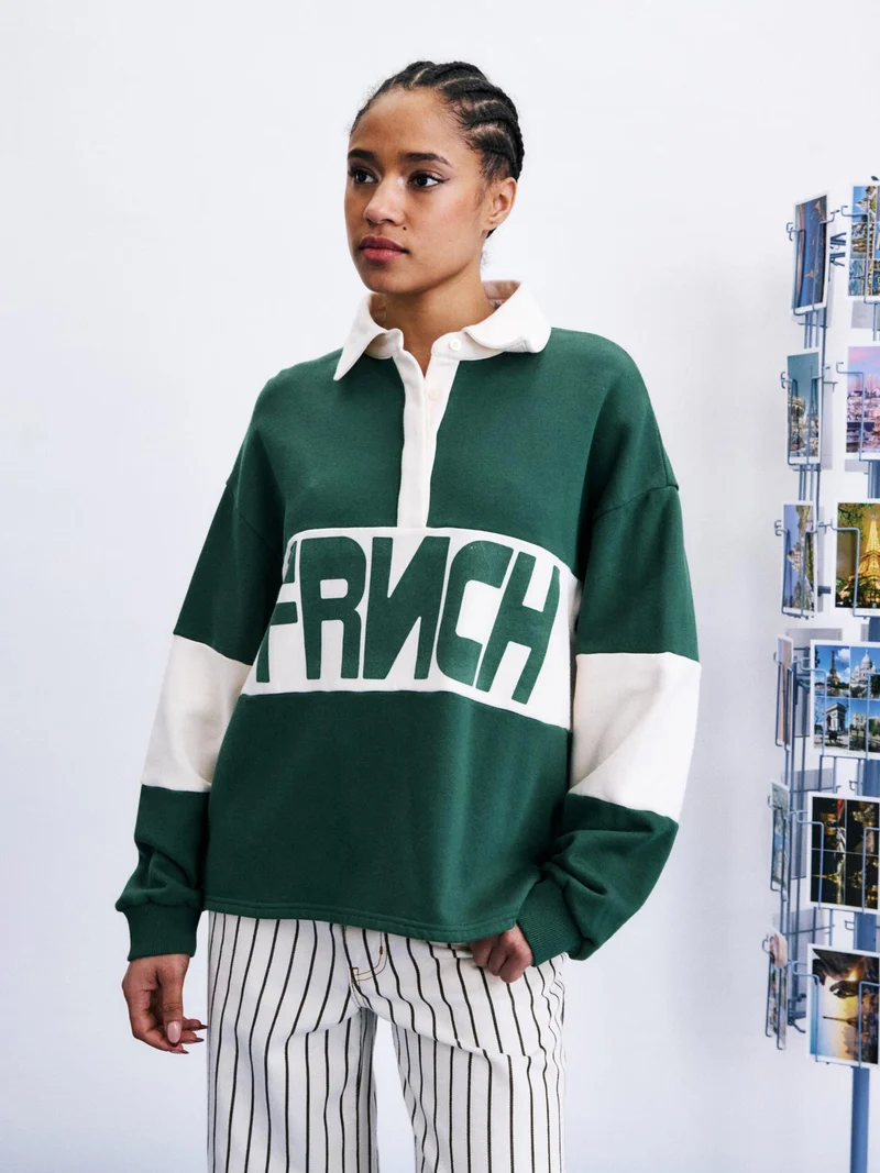 Groene polosweater fistral