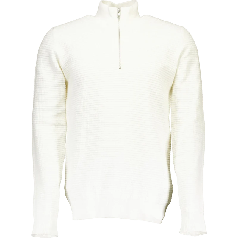 Half Zip Off White