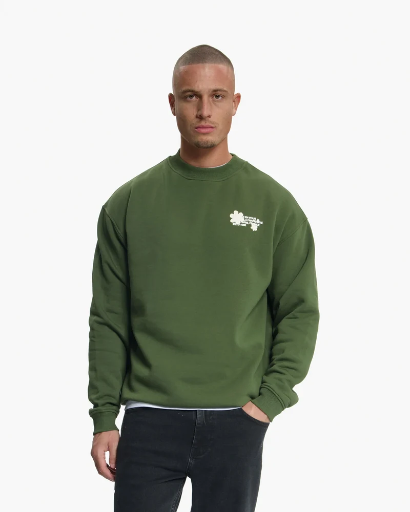 CROYEZ SWEATER SILHOUETTE 2.0 SWEATER GROEN