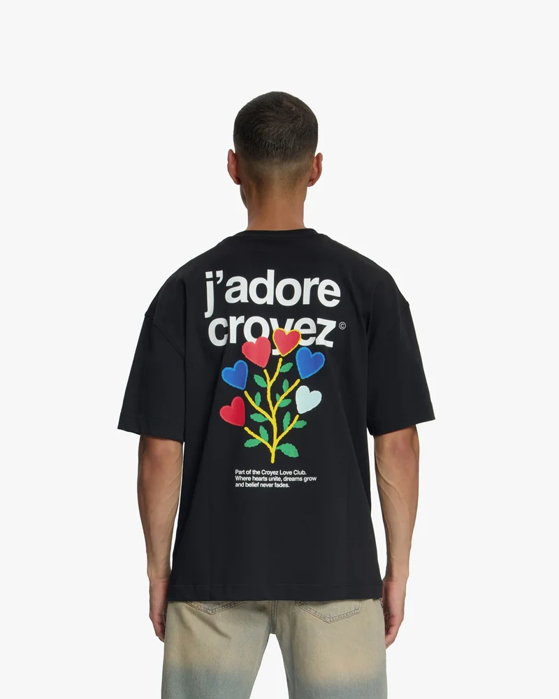 CROYEZ T-SHIRT J-ADORE T-SHIRT ZWART