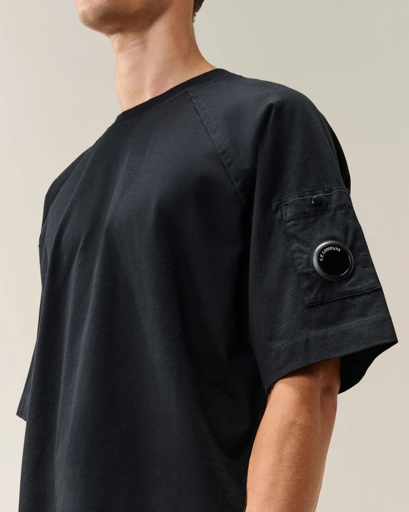 CP COMPANY T-SHIRT 21CMTS099A ZWART
