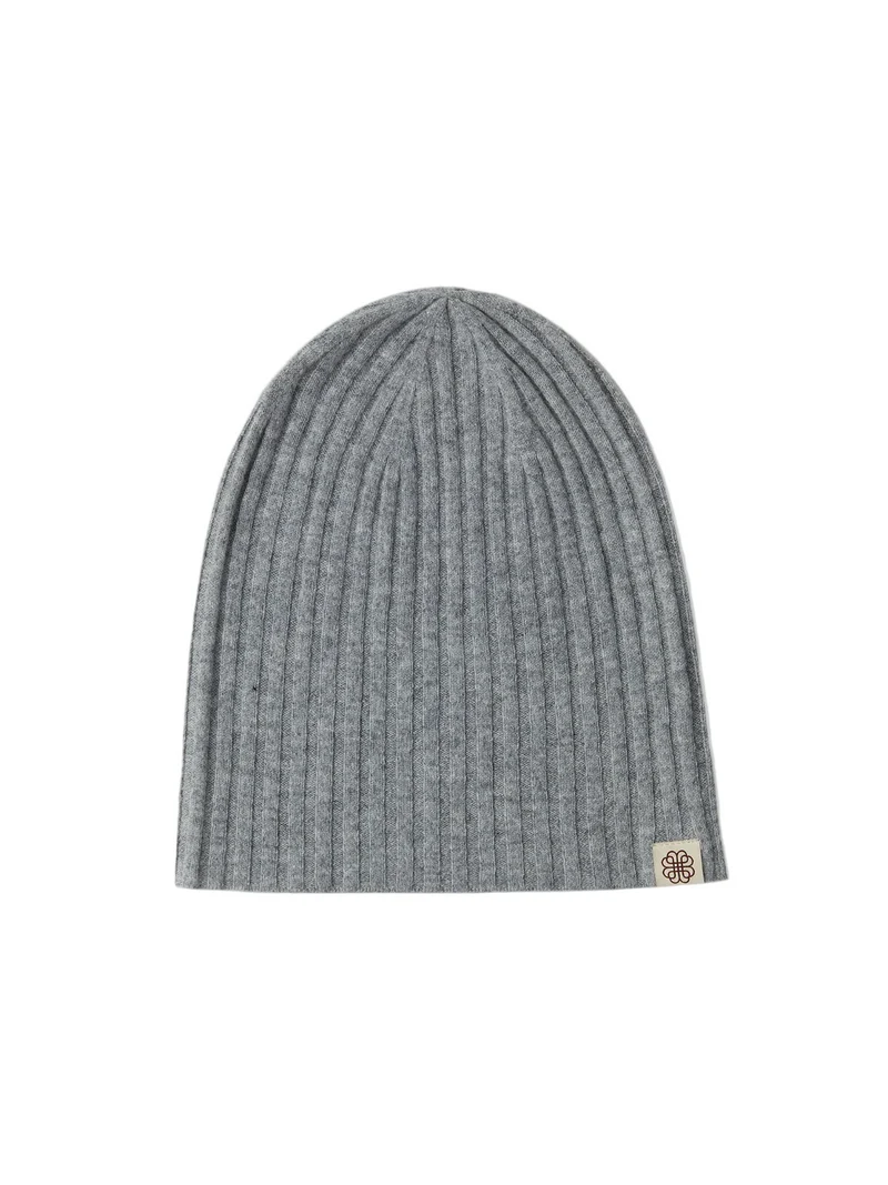 Cashmere Rib Knit Hat