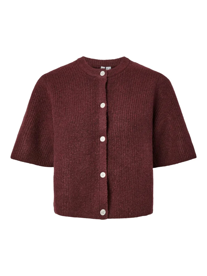 PCSILLY SS O-NECK KNIT CARDIG