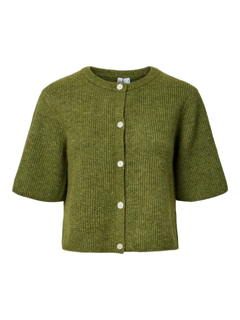 PCSILLY SS O-NECK KNIT CARDIG