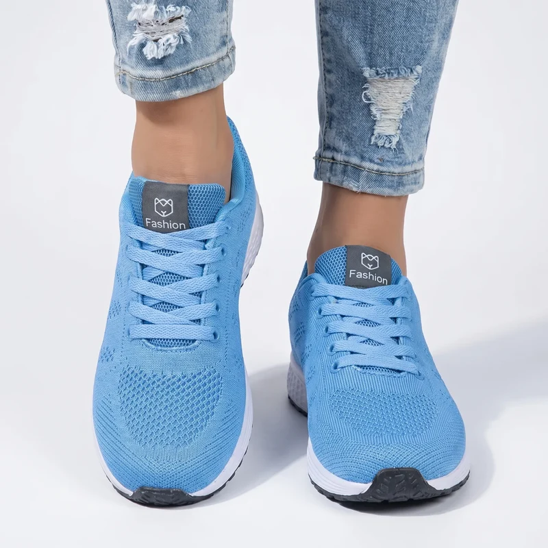 Lichtgewicht ademende mesh sneakers