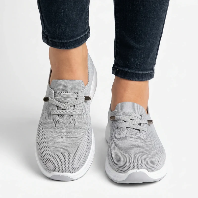 Orthopedische Slip-On Trainer Met Elastische Veters