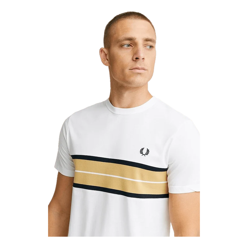 Fred Perry Tramline Panel Tee 129